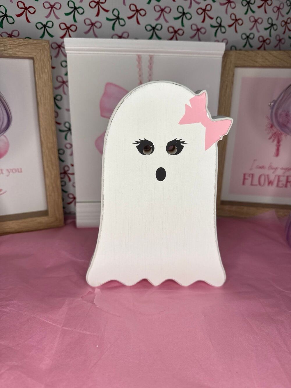 Pink Bow Ghost
